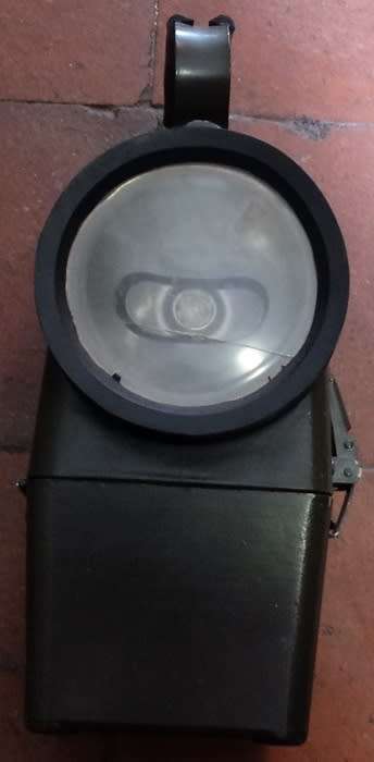 Military Hand Lamp 25cm High
