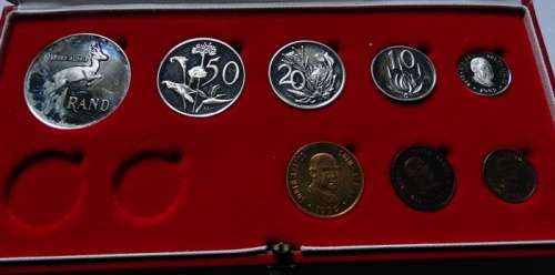 1982 South African Long Proofset No Gold