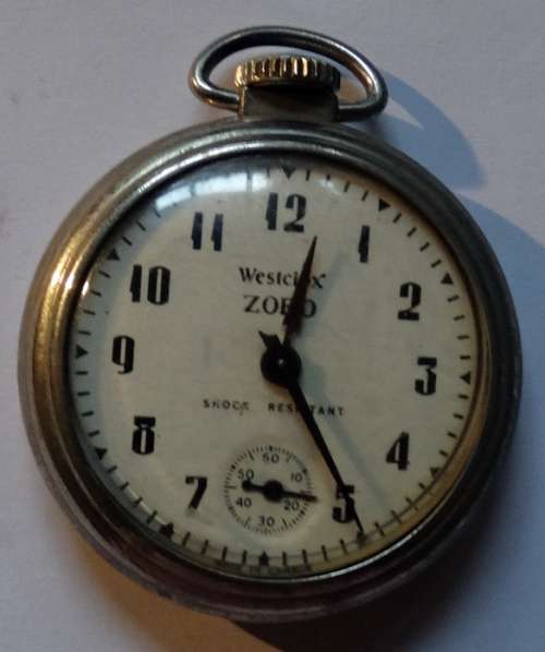 Original Working Zobo Westclox Watch with Box and Instructions