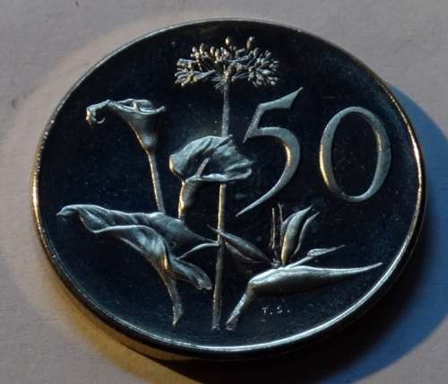 1965 Keydate Proof Afrikaans 50c