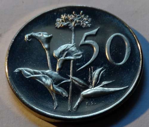 1965 Keydate Proof Afrikaans 50c