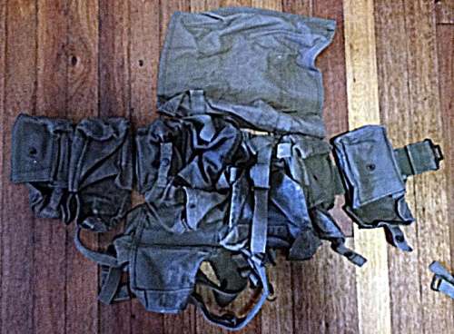 Webbing & Balsak & Helmet & Water Bottle & Bags & Other SADF Goodies