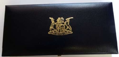 1987 South African Proofset with Double R1