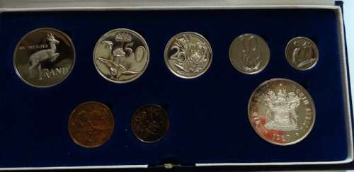 1987 South African Proofset with Double R1