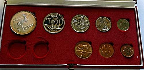 1980 South African Long Proofset No Gold