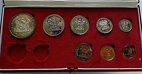 1980 South African Long Proofset No Gold
