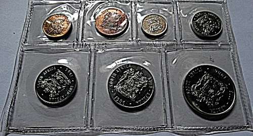 Unc 1986 South African Coin Set