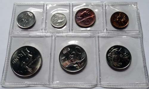Unc 1986 South African Coin Set
