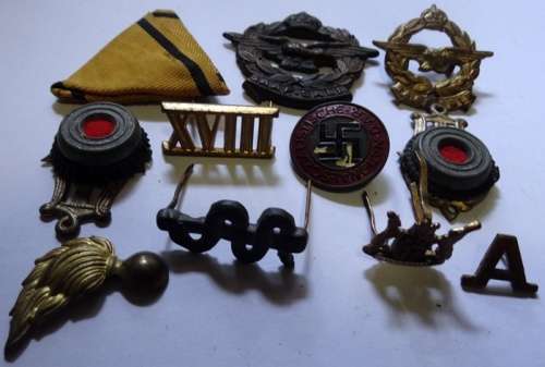 Various German, European & South African Metal Badges