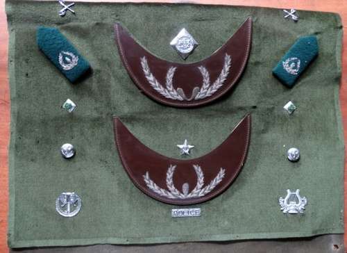 Collection of Venda Police Badges Shoulder Titles and Ranks