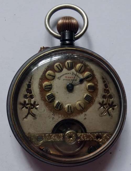 Antique Swiss 8 Day Pocket Watch Working Condition (Hebdomas