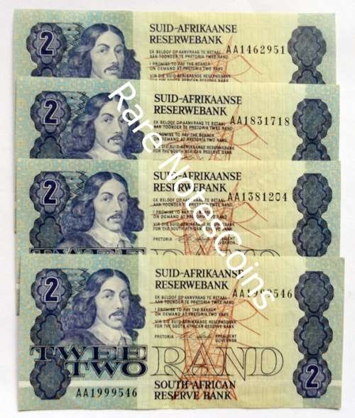 Chris Stals 1st Issue AA Banknotes (Staple Marks)