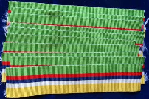 ## 10 Full Size Anglo Boere Oorlog Ribbon 15cm each ## Bid per ribbon