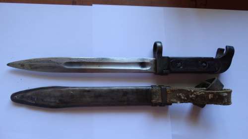 First Generation 1 For AK47 Bulgarian Bayonet with Sheath