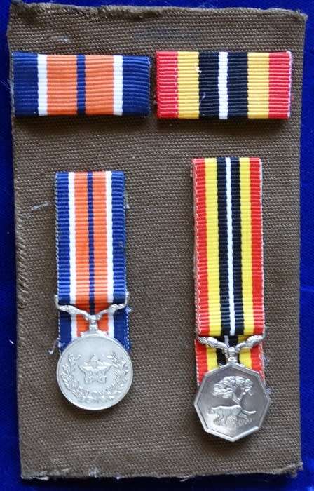 ## General Service & SAM Miniature Medals with Bar ##