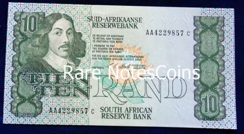 ## Unc AA C Stals 1st Issue Ten Rand Note A/E ##