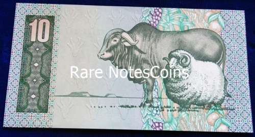 ## Unc AA C Stals 1st Issue Ten Rand Note A/E ##
