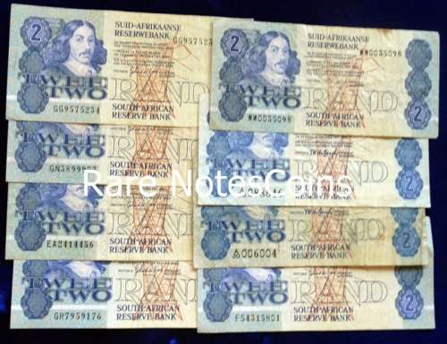 ## Various SA Governors Banknotes R101 Face Value ##