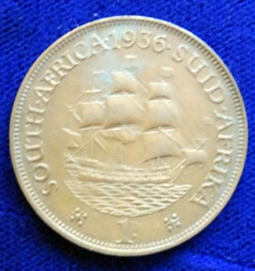 ## 1936 South African Penny ##