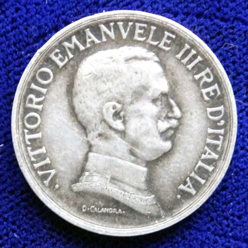 ## 1917 Italian Silver Lira ##
