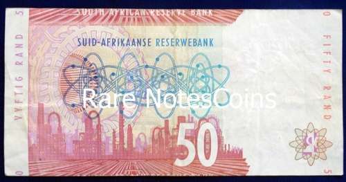 ## Major Error T Mboweni Fifty Rand Note ##