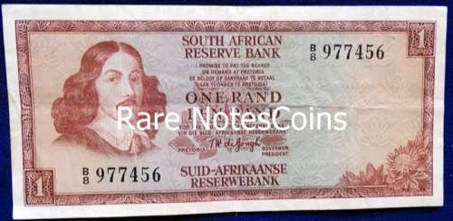 ## TW De Jongh 2nd Issue E/A One Rand  ##