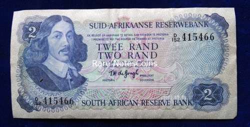 ## TW de Jongh Two rand note A/e ##
