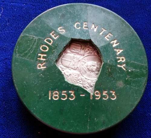 ## Southern Rhodesian Crown Lid damaged coin perfect  ##