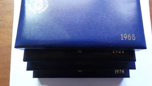 ##  4 Proof sets for 1 bid ##  1967 1968 1974 1987 twin set