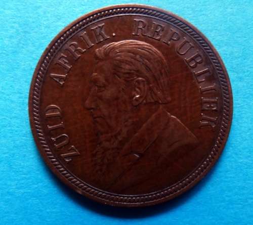 Stunning 1892 ZAR Penny. key date