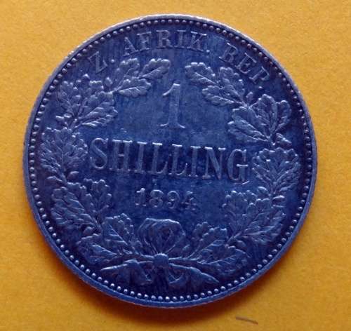1894 ZAR Shilling very Decent grade