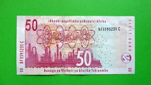 FIFTY RAND - GPC DE KOCK- 1985 - B359 -  NOTE - EF