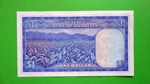 ONE DOLLAR - CHURCHILL WATERMARK - 1974 - L80 -  NOTE - AU/UNC