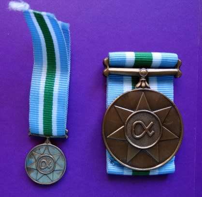 1994 Unitas Medal with Miniature B