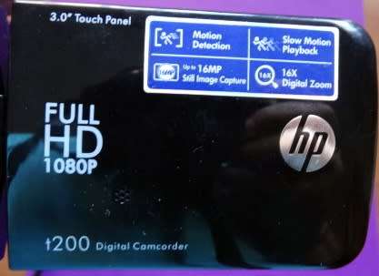 HP Full HD 1080P Digital Camcorder