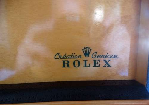 Original Rolex Wooden Box from 1970's