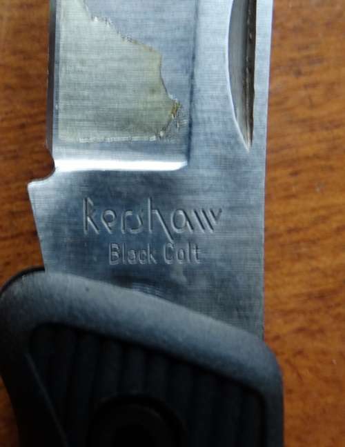 Kershaw Black Cult Japan Knive blade 8cm long