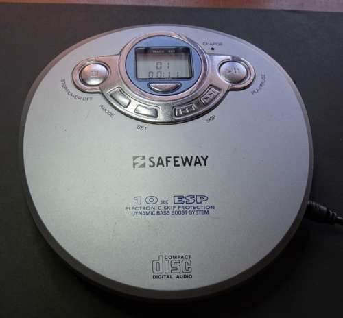 Safeway Portable Cd Player Electronic Skip Protection. Working. Great Gift for teenager.