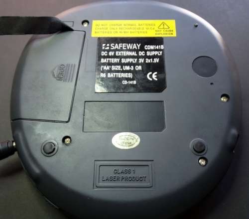 Safeway Portable Cd Player Electronic Skip Protection. Working. Great Gift for teenager.