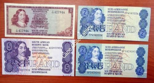 South African Banknotes Including Z35 Replacement