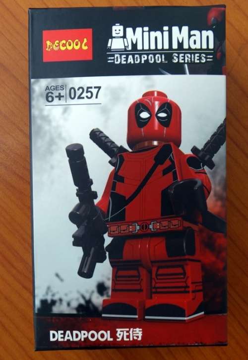 Brand new Sealed Decool Mininman Deadpool Series 0257