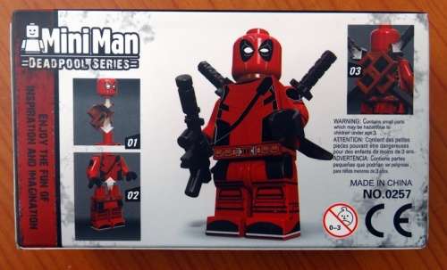 Brand new Sealed Decool Mininman Deadpool Series 0257