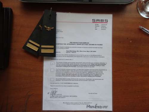 Pre Production Sample Of Major Mess Dress Rank 2 bar