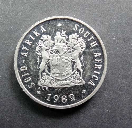 1989 South African Proof 5C difficult