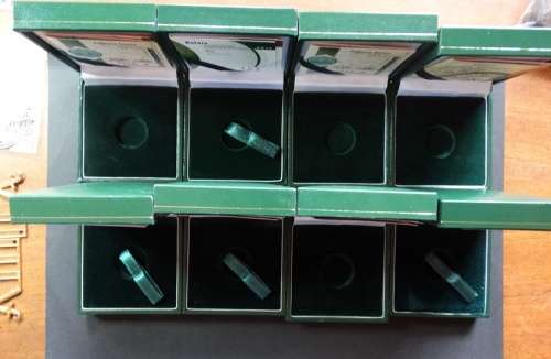 8 Empty 1/10th Natura Boxes with COA