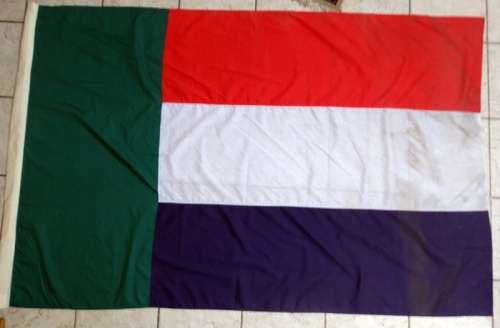 Used Vintage Transvaal 4 Kleur Vlag 120cm by 180cm