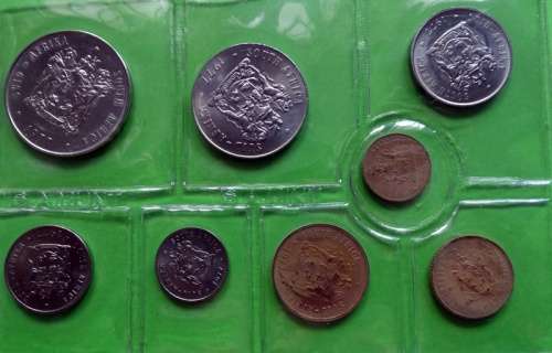 1977 South Africa Unc Set With