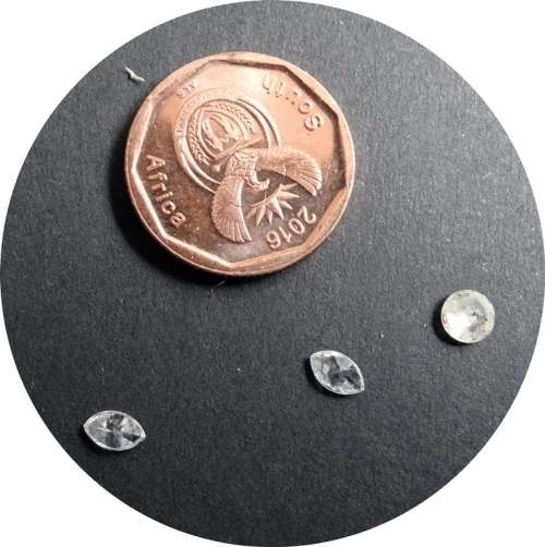 Uncertified but Tested Diamonds.