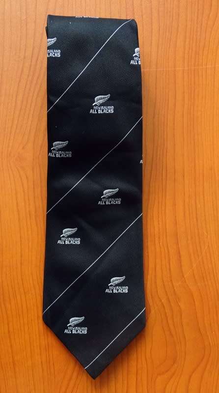 New Zealand Rugby Tie, made in NZ. 2 availible. Bid per Tie. New