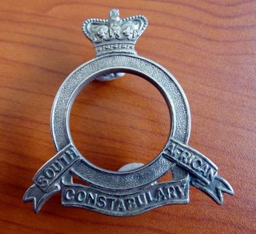 South African Constabulary Beret Badge
